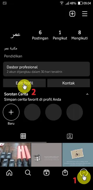 Cara Cepat Membuat Link WhatsApp di Aplikasi Instagram 3 Screenshot 20220927 090428 Cara Cepat Membuat Link WhatsApp di Aplikasi Instagram 1 Screenshot 20220927 090428