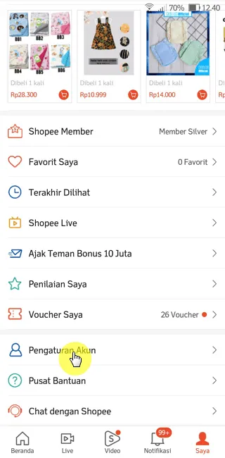 Cara Aktifkan Fitur Auto-reply Chat di Aplikasi Shopee 3 Screenshot 20220928 124055 Cara Aktifkan Fitur Auto-reply Chat di Aplikasi Shopee 1 Screenshot 20220928 124055