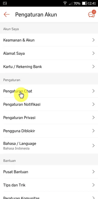 Cara Aktifkan Fitur Auto-reply Chat di Aplikasi Shopee 4 Screenshot 20220928 124109 Cara Aktifkan Fitur Auto-reply Chat di Aplikasi Shopee 2 Screenshot 20220928 124109