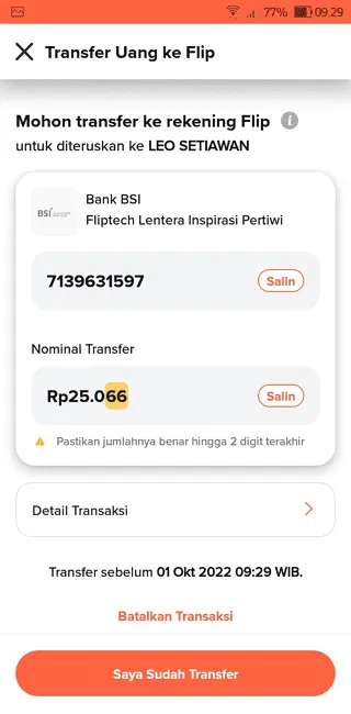 Screenshot 20220930 092921 Cara Top Up LinkAja Tanpa Biaya Admin Lewat Flip 14 Screenshot 20220930 092921