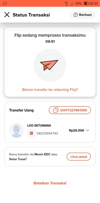 Screenshot 20220930 093422 Cara Top Up LinkAja Tanpa Biaya Admin Lewat Flip 25 Screenshot 20220930 093422