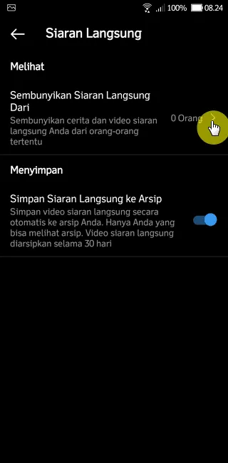 Cara Sembunyikan Live Instagram dari Pengguna Tertentu 6 Screenshot 20221015 082426 Cara Sembunyikan Live Instagram dari Pengguna Tertentu 4 Screenshot 20221015 082426