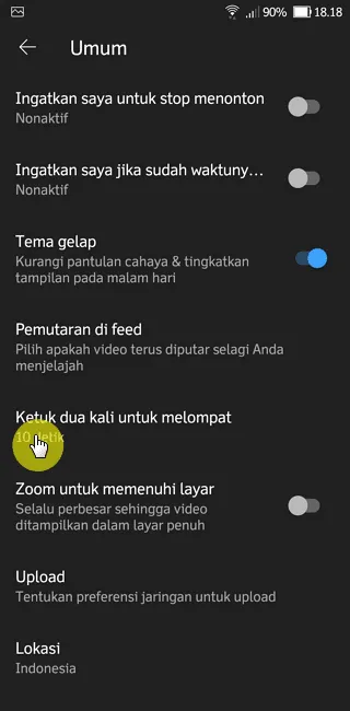Screenshot 20221019 181839 Cara Mudah Atur Waktu Skip Video di Aplikasi YouTube 4 Screenshot 20221019 181839