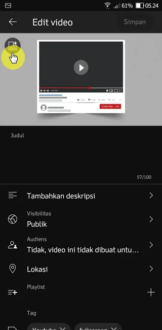 Cara Mudah Ganti Thumbnail Video di Aplikasi YouTube 8 Screenshot 20221030 052450 Cara Mudah Ganti Thumbnail Video di Aplikasi YouTube 6 Screenshot 20221030 052450