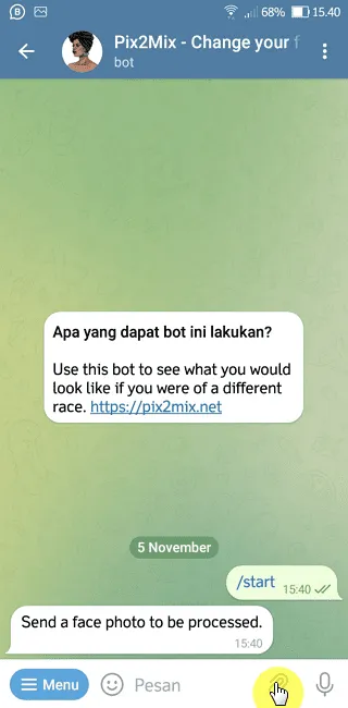 Screenshot 20221105 154019 Cara Ubah Foto Wajah Muda Jadi Tua di Aplikasi Telegram 4 Screenshot 20221105 154019