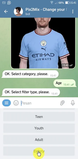 Screenshot 20221105 154142 Cara Ubah Foto Wajah Muda Jadi Tua di Aplikasi Telegram 8 Screenshot 20221105 154142