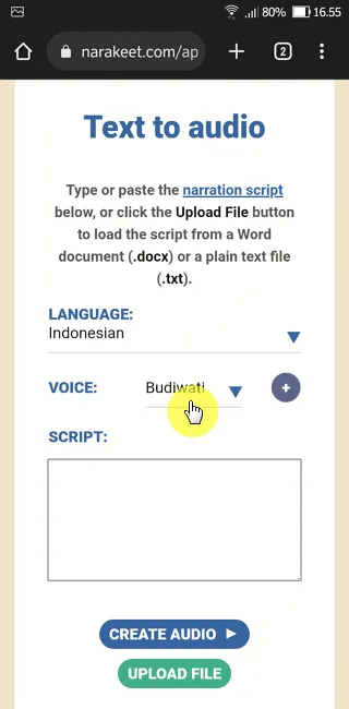 Screenshot 20221118 165530 Cara Ubah Teks Menjadi Suara Tanpa Bantuan Aplikasi 5 Screenshot 20221118 165530