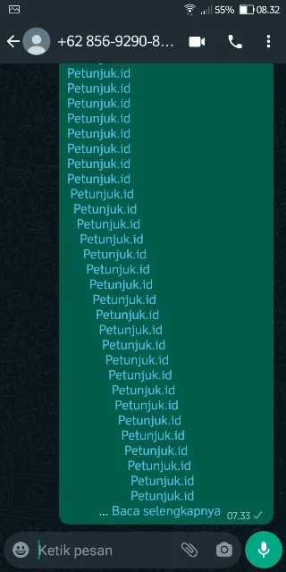 Screenshot 20221206 083234 Cara Buat Scrolling Text di WhatsApp Tanpa Aplikasi Tambahan 4 Screenshot 20221206 083234