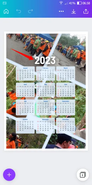 iMarkup 20221213 134717 Cara Buat Kalender di Aplikasi Canva Kurang dari 5 Menit 5 iMarkup 20221213 134717
