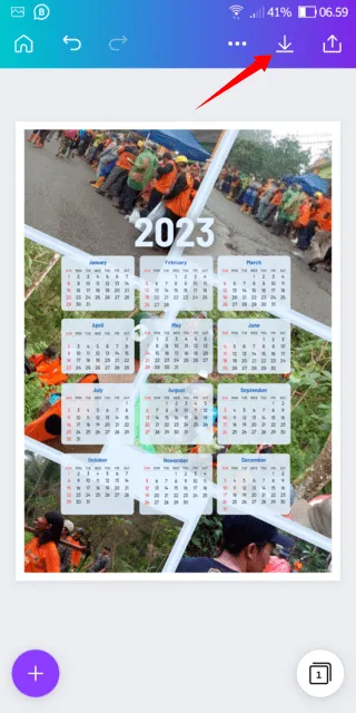 iMarkup 20221213 134842 Cara Buat Kalender di Aplikasi Canva Kurang dari 5 Menit 7 iMarkup 20221213 134842