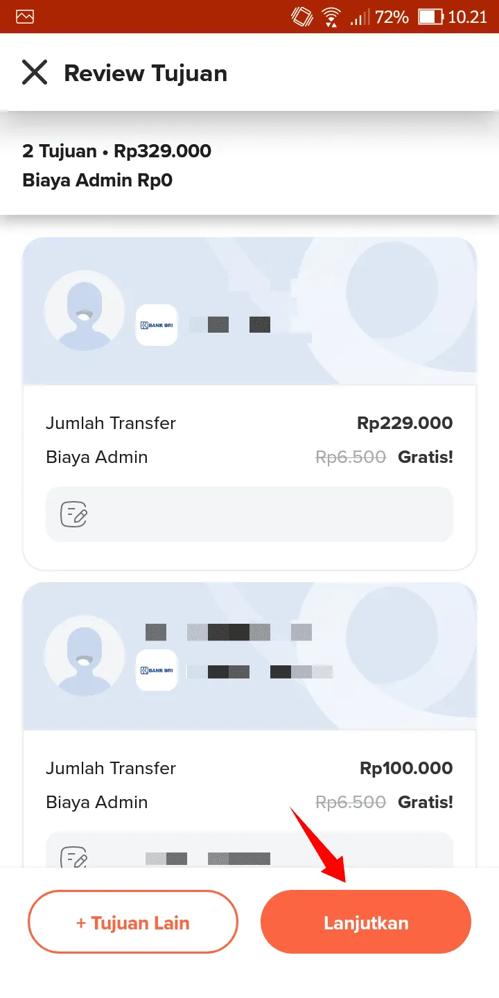 iMarkup 20230102 164453 Cara Transfer ke Banyak Tujuan dalam Satu Transaksi di Flip 12 iMarkup 20230102 164453