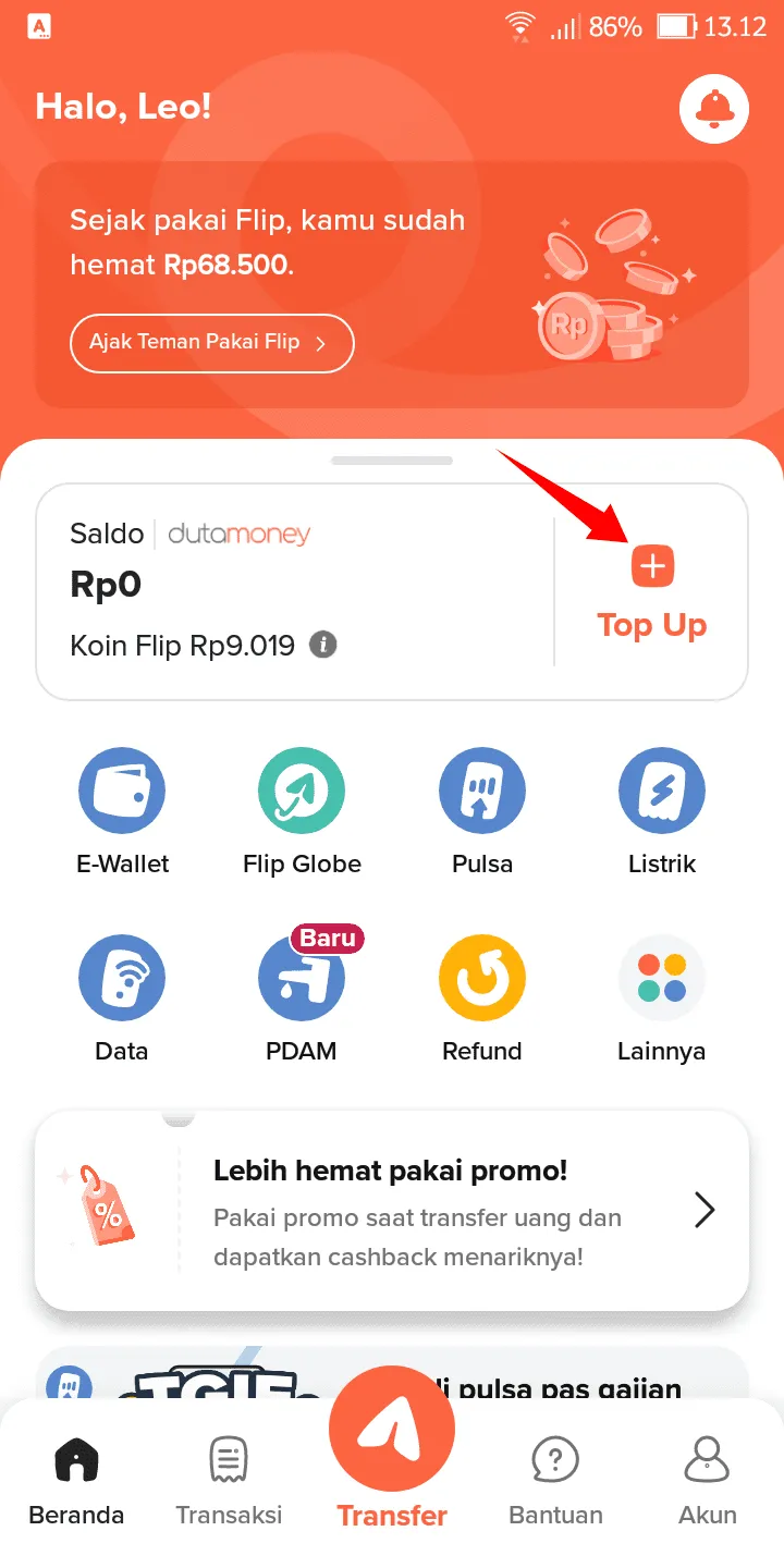 Cara Top Up Flip Agar Bisa Digunakan untuk Bertransaksi 3 iMarkup 20230123 132658 Cara Top Up Flip Agar Bisa Digunakan untuk Bertransaksi 1 iMarkup 20230123 132658