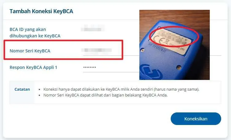Cara Hubungkan keyBCA ke myBCA 6 nomor seri token keybca Cara Hubungkan keyBCA ke myBCA 6 nomor seri token keybca