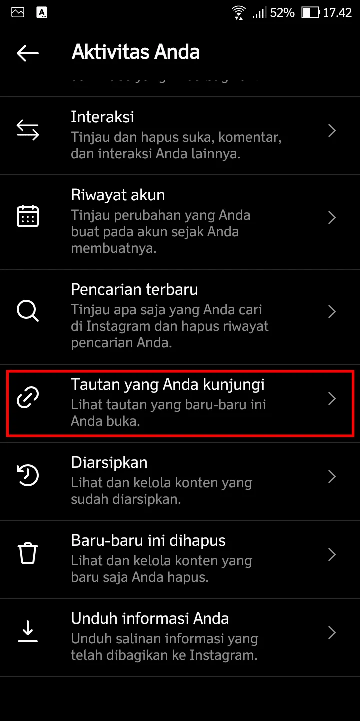 Cara Mengetahui Link yang Pernah Dikunjungi di Instagram 6 iMarkup 20230220 184941 Cara Mengetahui Link yang Pernah Dikunjungi di Instagram 4 iMarkup 20230220 184941