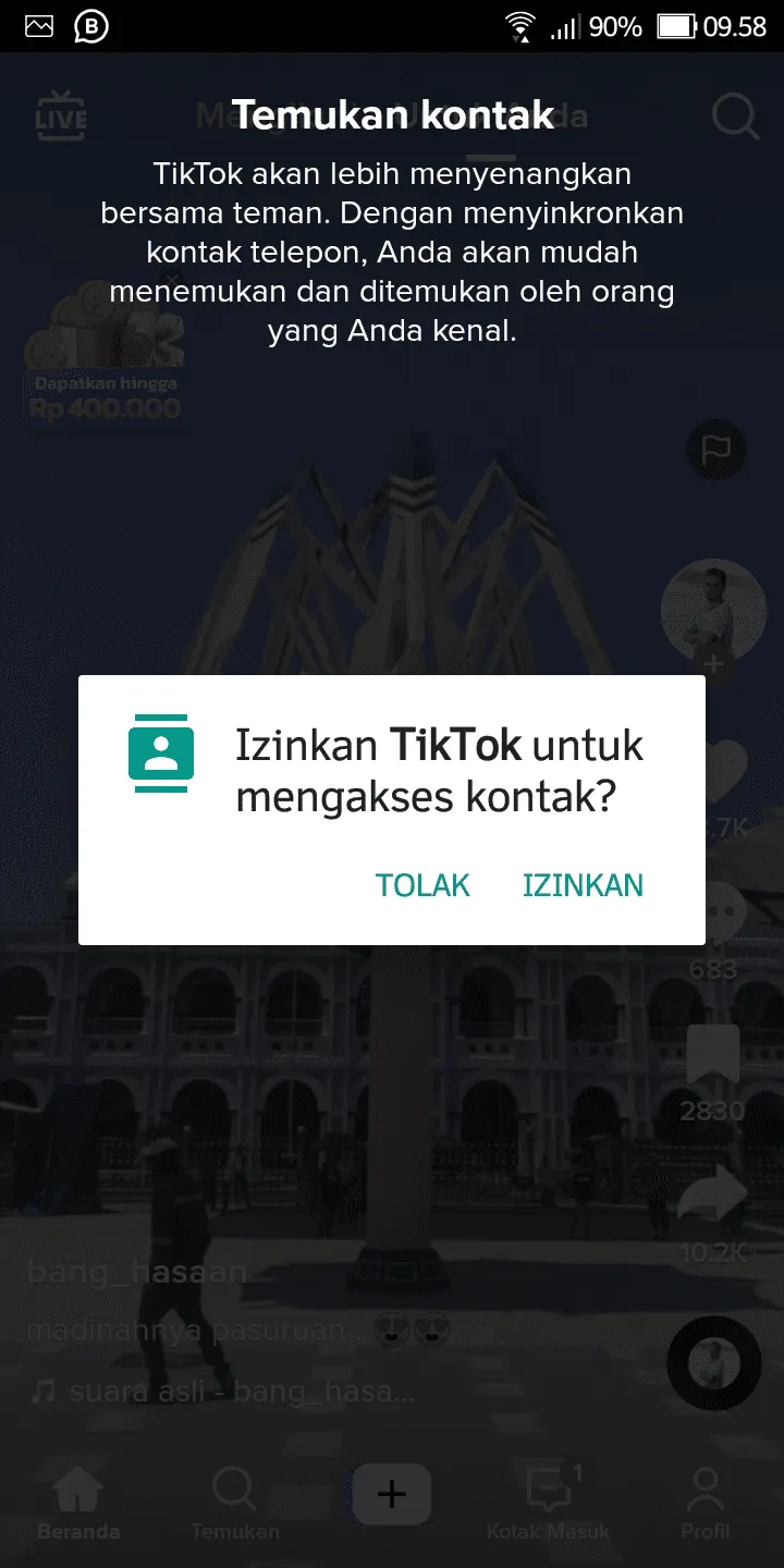 Screenshot 20230310 095826 Cara Membuat Akun TikTok yang Harus Kamu Ketahui 15 Screenshot 20230310 095826