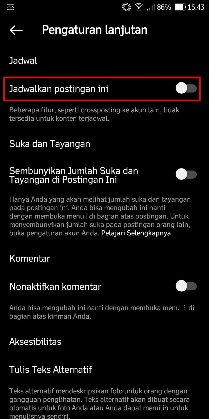 iMarkup 20230309 172122 Cara Menjadwalkan Konten Instagram Tanpa Aplikasi Tambahan 7 iMarkup 20230309 172122