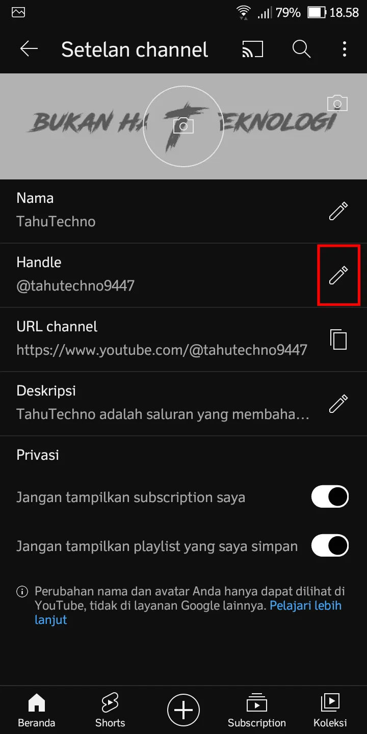 Cara Ubah Username Channel YouTube Langsung dari Aplikasi 6 iMarkup 20230309 201841 Cara Ubah Username Channel YouTube Langsung dari Aplikasi 4 iMarkup 20230309 201841
