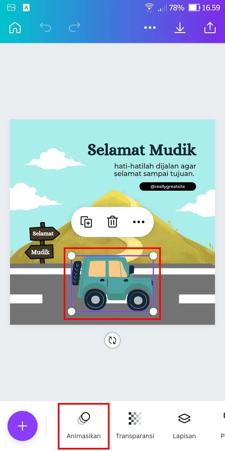 Cara Buat Animasi di Aplikasi Canva dengan Mudah 6 iMarkup 20230429 172416 Cara Buat Animasi di Aplikasi Canva dengan Mudah 4 iMarkup 20230429 172416