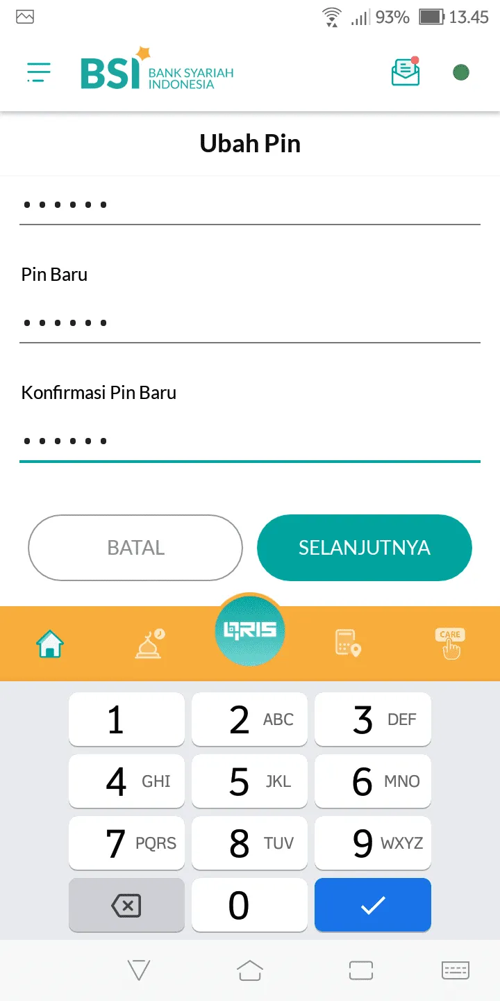 Screenshot 20230519 134508 Cara Ganti PIN Aplikasi BSI Mobile Kamu dengan Mudah 5 Screenshot 20230519 134508