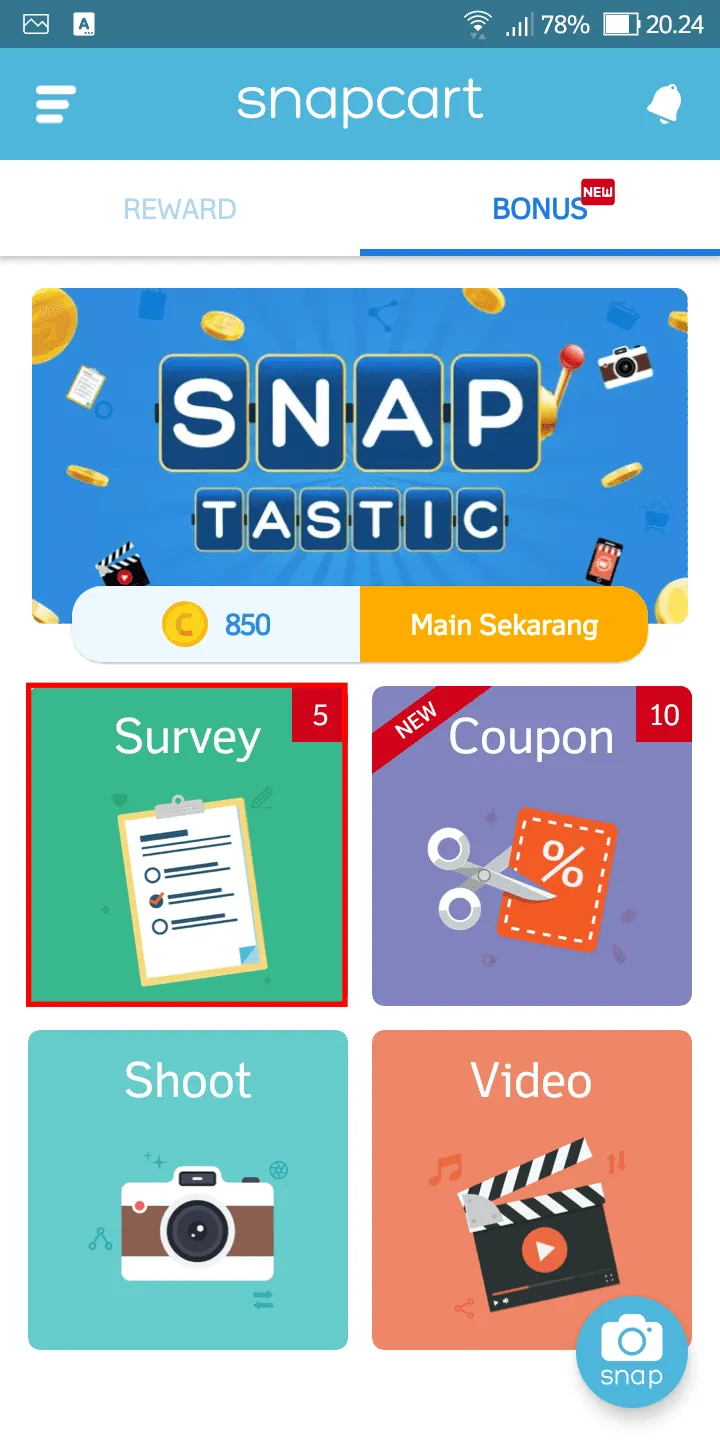 Cara Dapatkan Koin Snapcart dengan Mengisi Survei 5 iMarkup 20230523 203747 Cara Dapatkan Koin Snapcart dengan Mengisi Survei 5 iMarkup 20230523 203747