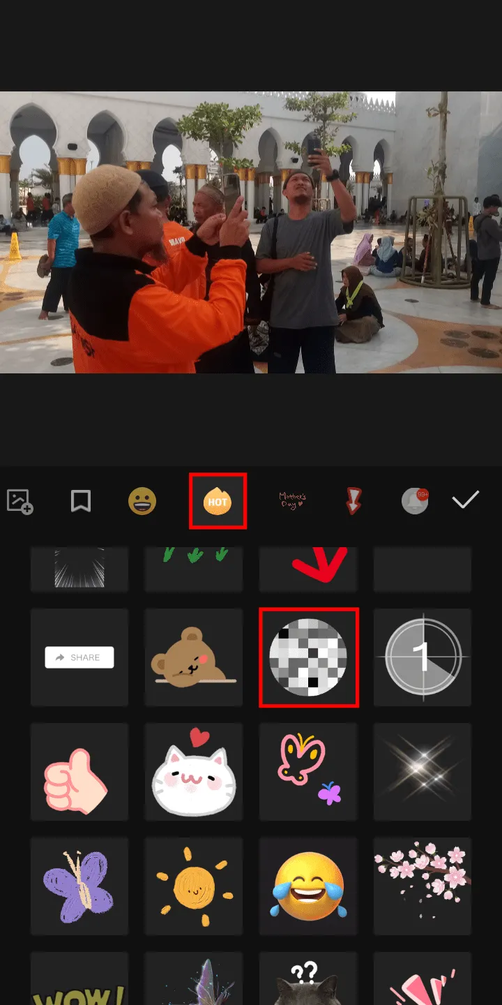 Cara Tambahkan Stiker Blur Mosaik pada Video di CapCut 8 iMarkup 20230601 055727 Cara Tambahkan Stiker Blur Mosaik pada Video di CapCut 6 iMarkup 20230601 055727
