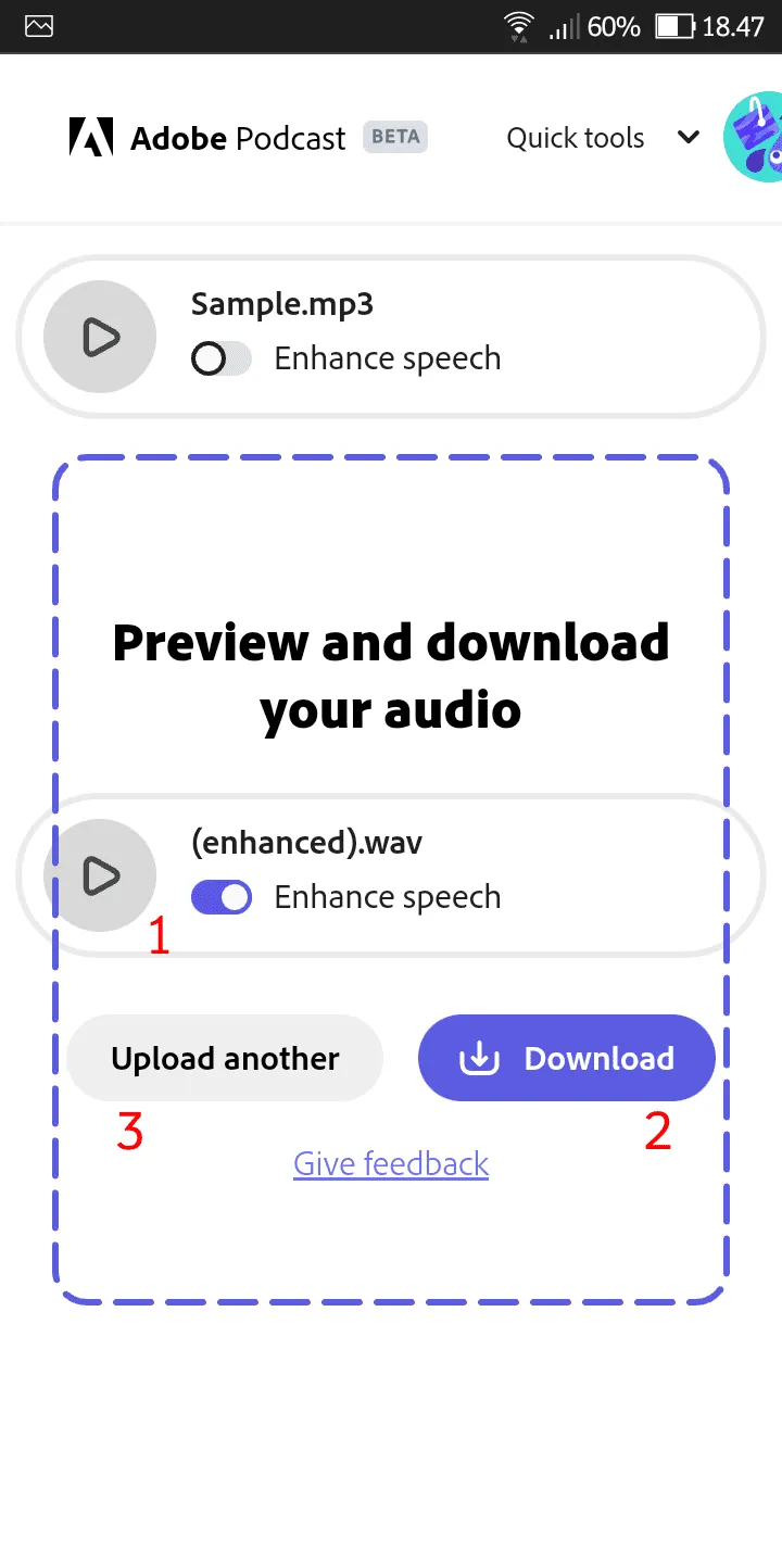 Cara Mudah Jernihkan Audio dengan Adobe Podcast 6 iMarkup 20230609 201132 Cara Mudah Jernihkan Audio dengan Adobe Podcast 4 iMarkup 20230609 201132
