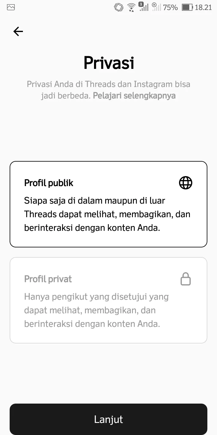 Cara Mudah Buat Akun Threads yang Harus Kamu Ketahui 10 Screenshot 20230713 182106 Cara Mudah Buat Akun Threads yang Harus Kamu Ketahui 8 Screenshot 20230713 182106