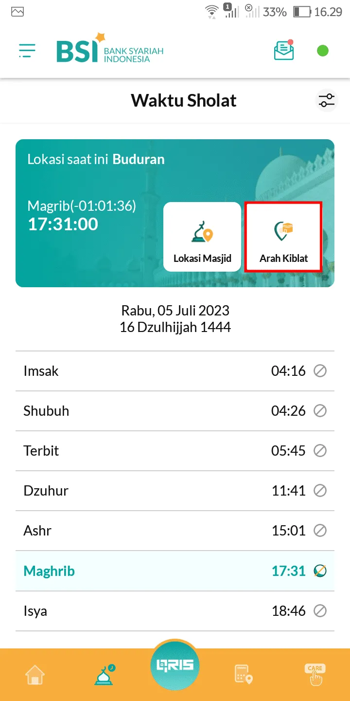 Cara Mudah Mencari Arah Kiblat di Aplikasi BSI Mobile 4 iMarkup 20230705 183202 Cara Mudah Mencari Arah Kiblat di Aplikasi BSI Mobile 2 iMarkup 20230705 183202