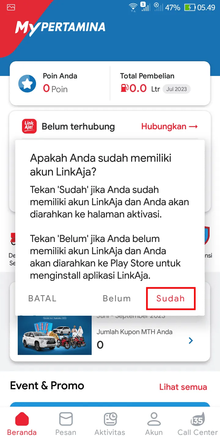 Cara Hubungkan Akun MyPertamina ke Akun LinkAja 4 iMarkup 20230708 141836 Cara Hubungkan Akun MyPertamina ke Akun LinkAja 2 iMarkup 20230708 141836