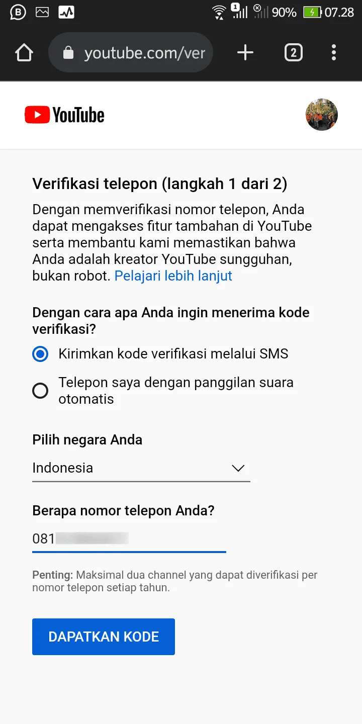 Cara Verifikasi Channel YouTube di HP dengan Mudah 21 iMarkup 20230719 082646 Cara Verifikasi Channel YouTube di HP dengan Mudah 19 iMarkup 20230719 082646