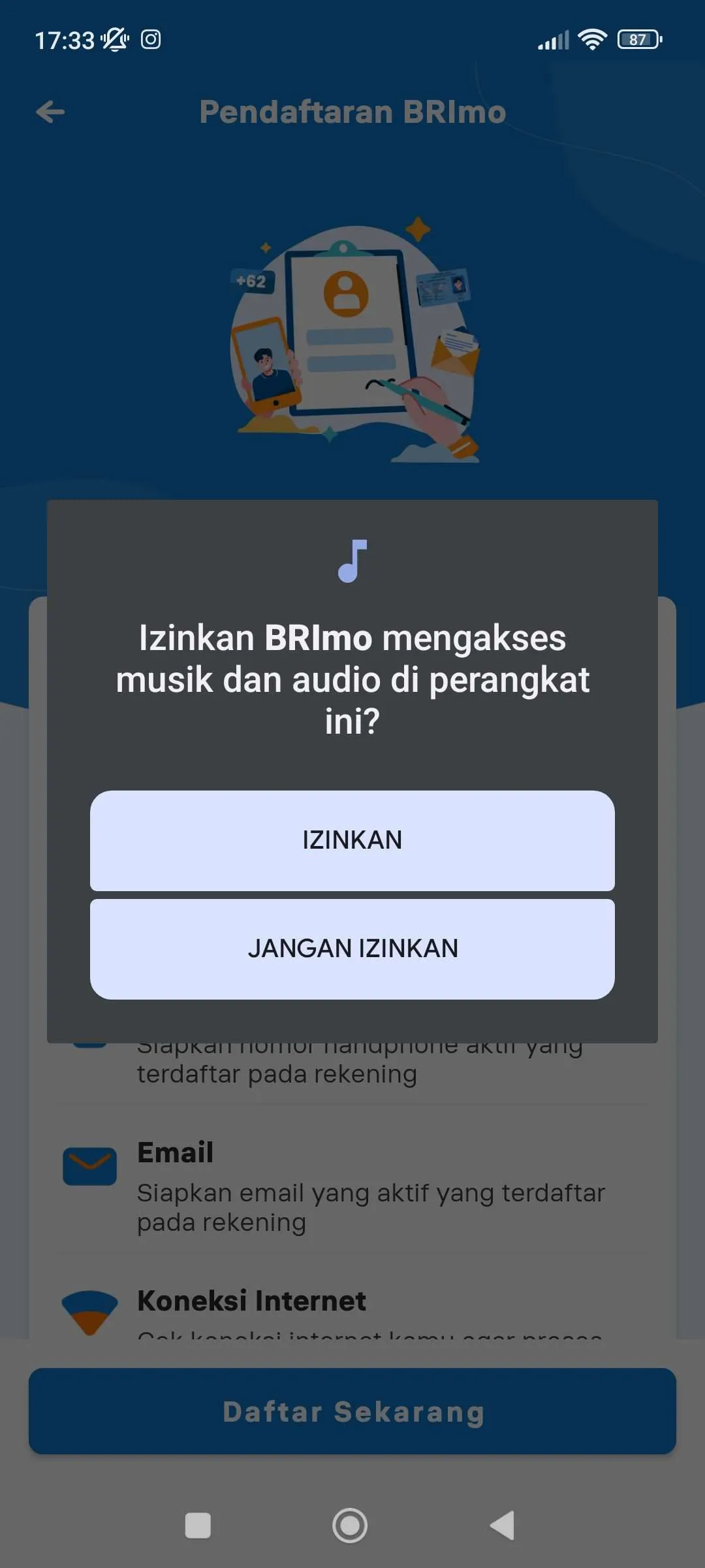Cara Buat Akun BRImo di HP Kamu dengan Mudah dan Cepat 6 Screenshot 2023 08 12 17 33 30 432 com.google.android.permissioncontroller Cara Buat Akun BRImo di HP Kamu dengan Mudah dan Cepat 4 Screenshot 2023 08 12 17 33 30 432 com.google.android.permissioncontroller