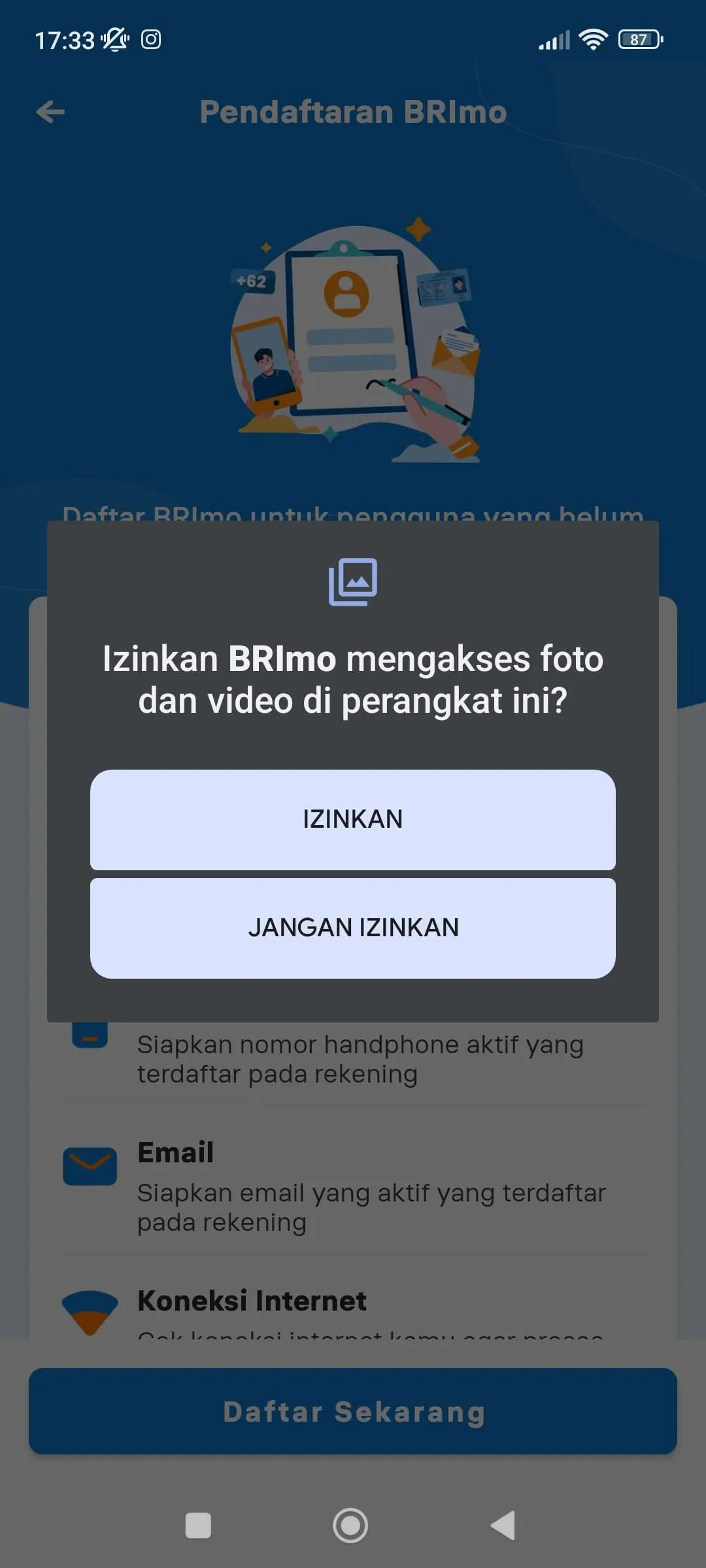 Cara Buat Akun BRImo di HP Kamu dengan Mudah dan Cepat 7 Screenshot 2023 08 12 17 33 37 005 com.google.android.permissioncontroller Cara Buat Akun BRImo di HP Kamu dengan Mudah dan Cepat 5 Screenshot 2023 08 12 17 33 37 005 com.google.android.permissioncontroller