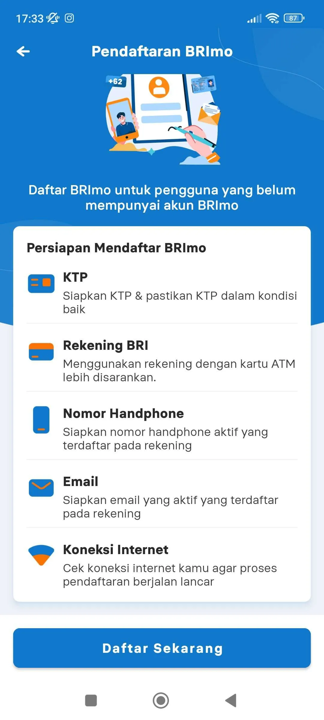 Cara Buat Akun BRImo di HP Kamu dengan Mudah dan Cepat 8 Screenshot 2023 08 12 17 33 45 238 id.co .bri .brimo Cara Buat Akun BRImo di HP Kamu dengan Mudah dan Cepat 6 Screenshot 2023 08 12 17 33 45 238 id.co .bri .brimo