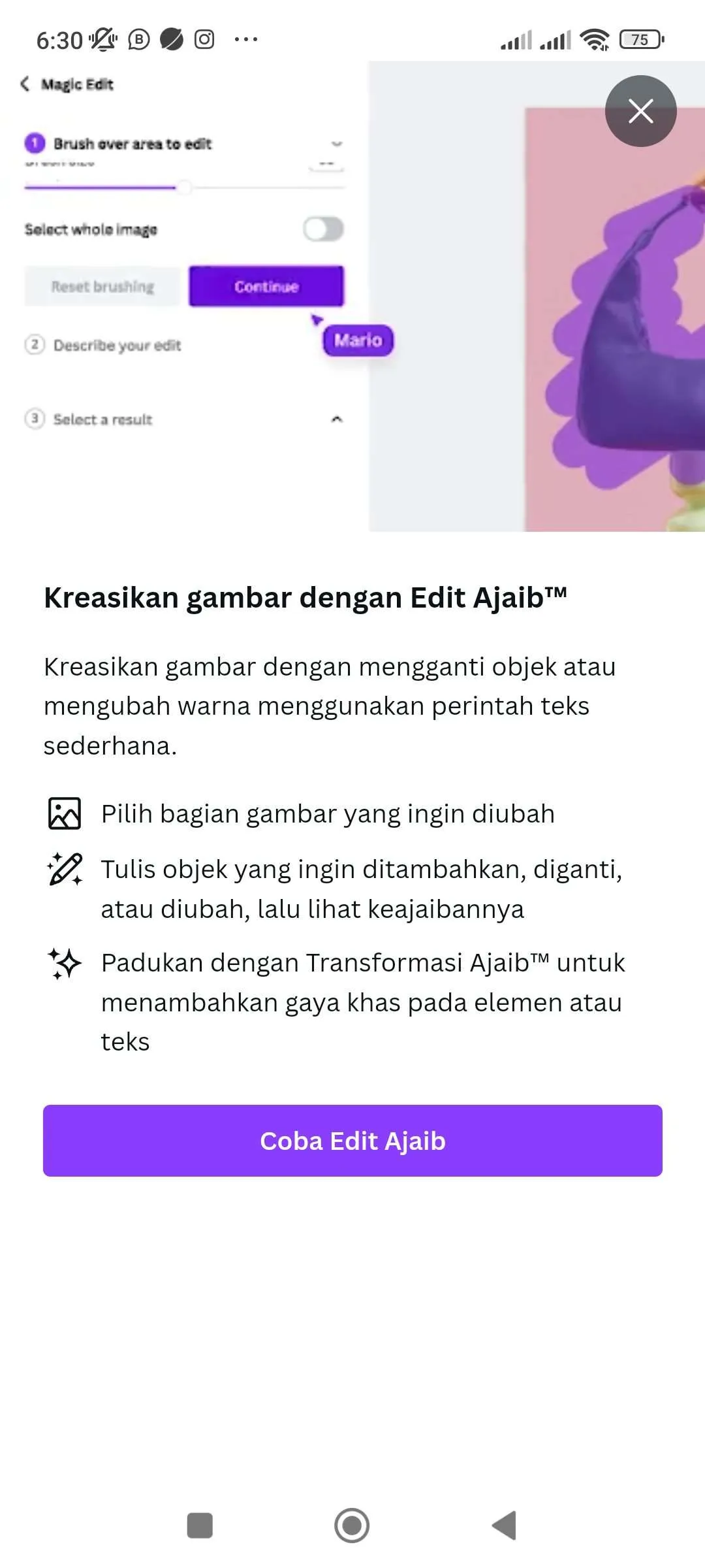 Cara Mengubah Warna Gambar di Canva Secara Otomatis 4 Screenshot 2023 10 06 06 30 52 824 com.canva .editor Cara Mengubah Warna Gambar di Canva Secara Otomatis 4 Screenshot 2023 10 06 06 30 52 824 com.canva .editor