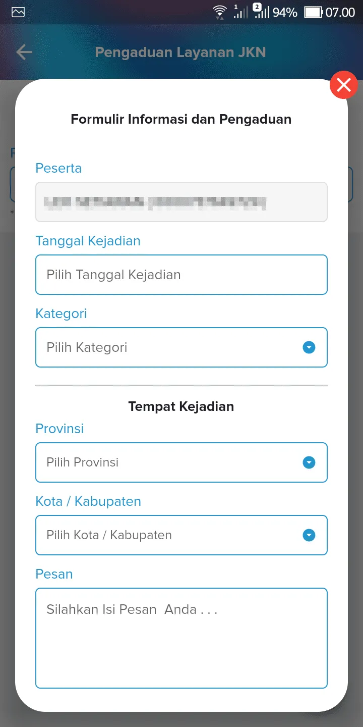 Cara Laporkan Aduan Layanan Kesehatan di JKN Mobile 9 Screenshot 20231002 070019 Cara Laporkan Aduan Layanan Kesehatan di JKN Mobile 7 Screenshot 20231002 070019