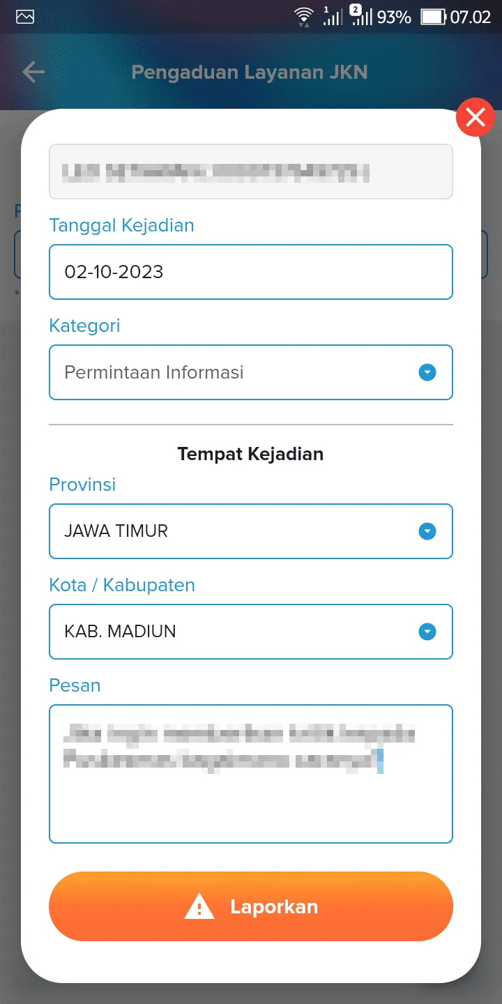Cara Laporkan Aduan Layanan Kesehatan di JKN Mobile 10 Screenshot 20231002 070253 Cara Laporkan Aduan Layanan Kesehatan di JKN Mobile 8 Screenshot 20231002 070253