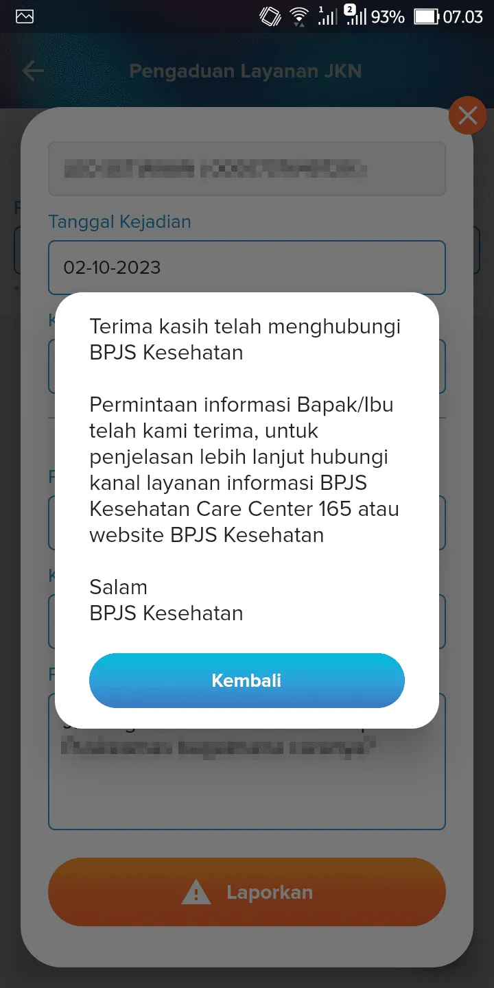 Cara Laporkan Aduan Layanan Kesehatan di JKN Mobile 12 Screenshot 20231002 070331 Cara Laporkan Aduan Layanan Kesehatan di JKN Mobile 10 Screenshot 20231002 070331
