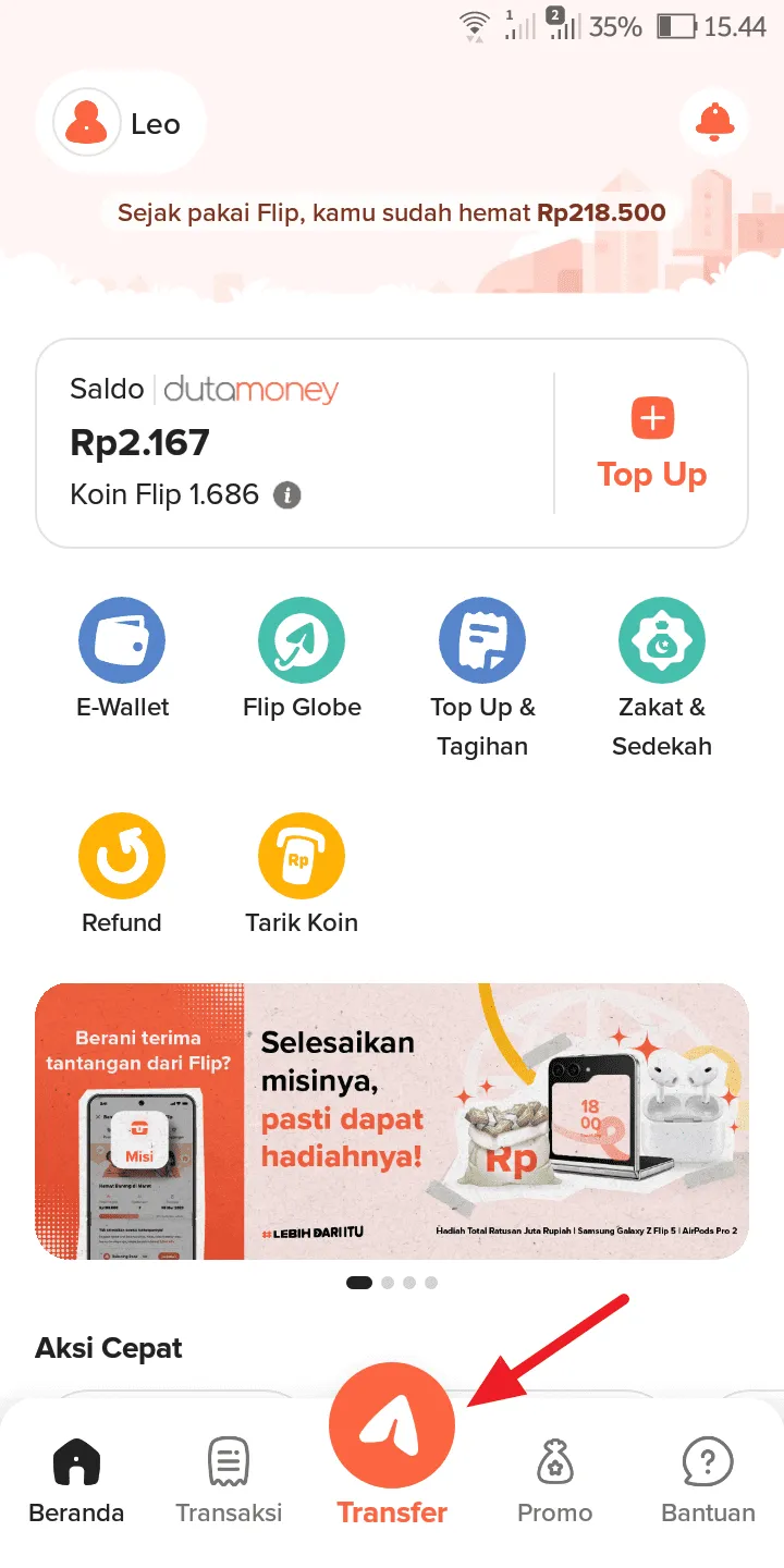 Cara Cek Nama Pemilik Rekening Bank di Aplikasi Flip 3 Screenshot 20231005 154430 Cara Cek Nama Pemilik Rekening Bank di Aplikasi Flip 1 Screenshot 20231005 154430