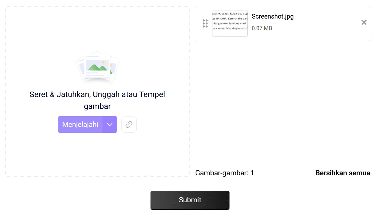 Cara Mengubah Gambar ke Teks Dalam Hitungan Detik 4 Masukkan Gambar yang Diinginkan untuk Ekstraksi Teks Cara Mengubah Gambar ke Teks Dalam Hitungan Detik 4 Masukkan Gambar yang Diinginkan untuk Ekstraksi Teks