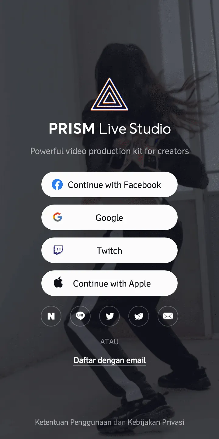 Screenshot 20231225 183118 1 Cara Buat Akun PRISM Live Studio di HP untuk Siaran Langsung 1 Screenshot 20231225 183118 1