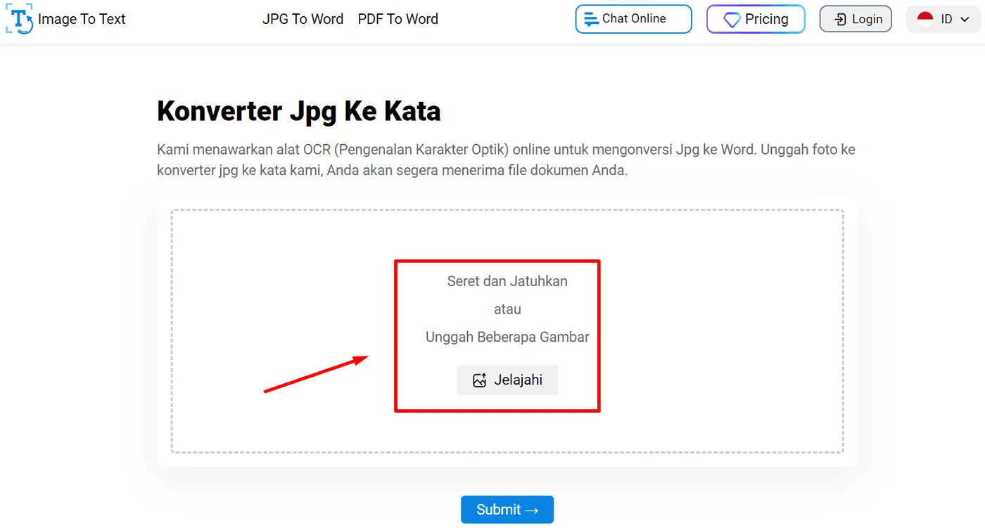 upload foto 4 Cara Mengubah Foto JPG ke Word, Mudah dan Cepat! 13 upload foto