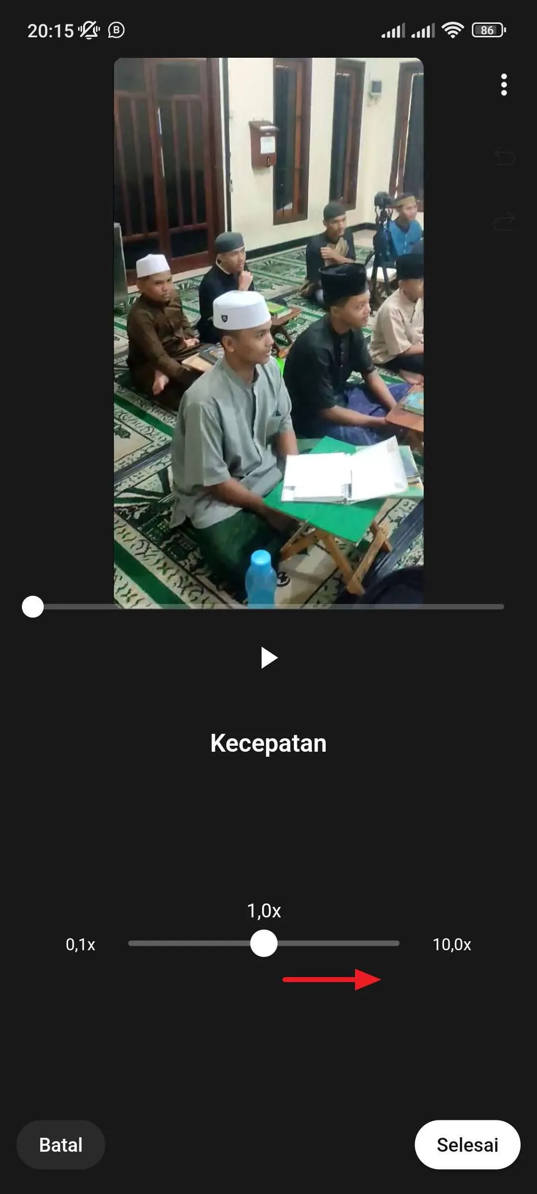 Screenshot 2024 01 08 20 15 45 387 com.google.android.apps .youtube.producer Cara Mempercepat Video di Aplikasi YouTube Create 6 Screenshot 2024 01 08 20 15 45 387 com.google.android.apps .youtube.producer