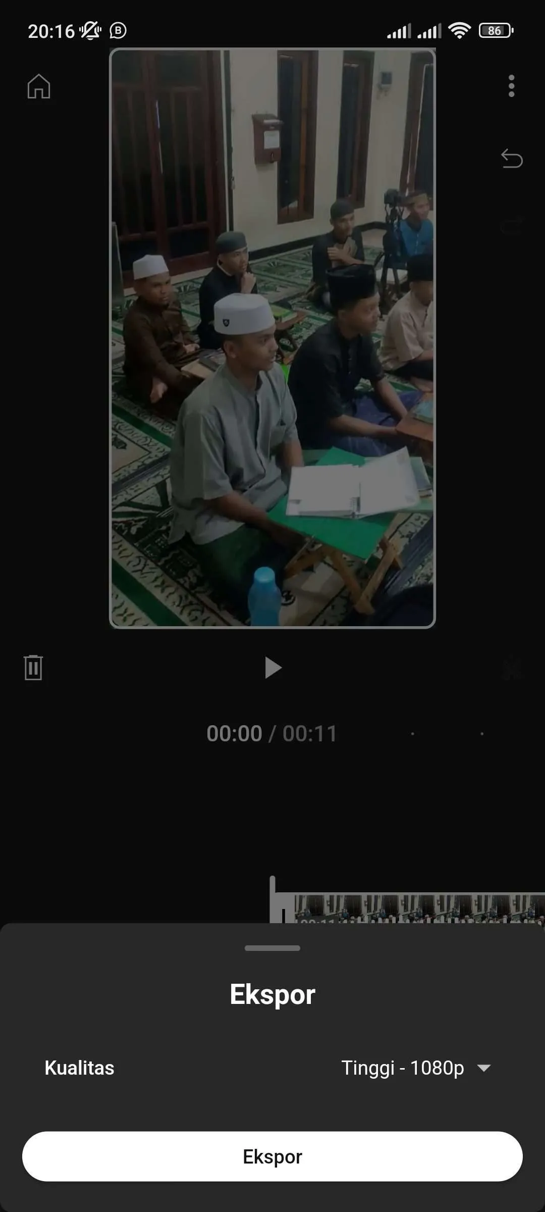 Screenshot 2024 01 08 20 16 21 996 com.google.android.apps .youtube.producer Cara Mempercepat Video di Aplikasi YouTube Create 10 Screenshot 2024 01 08 20 16 21 996 com.google.android.apps .youtube.producer