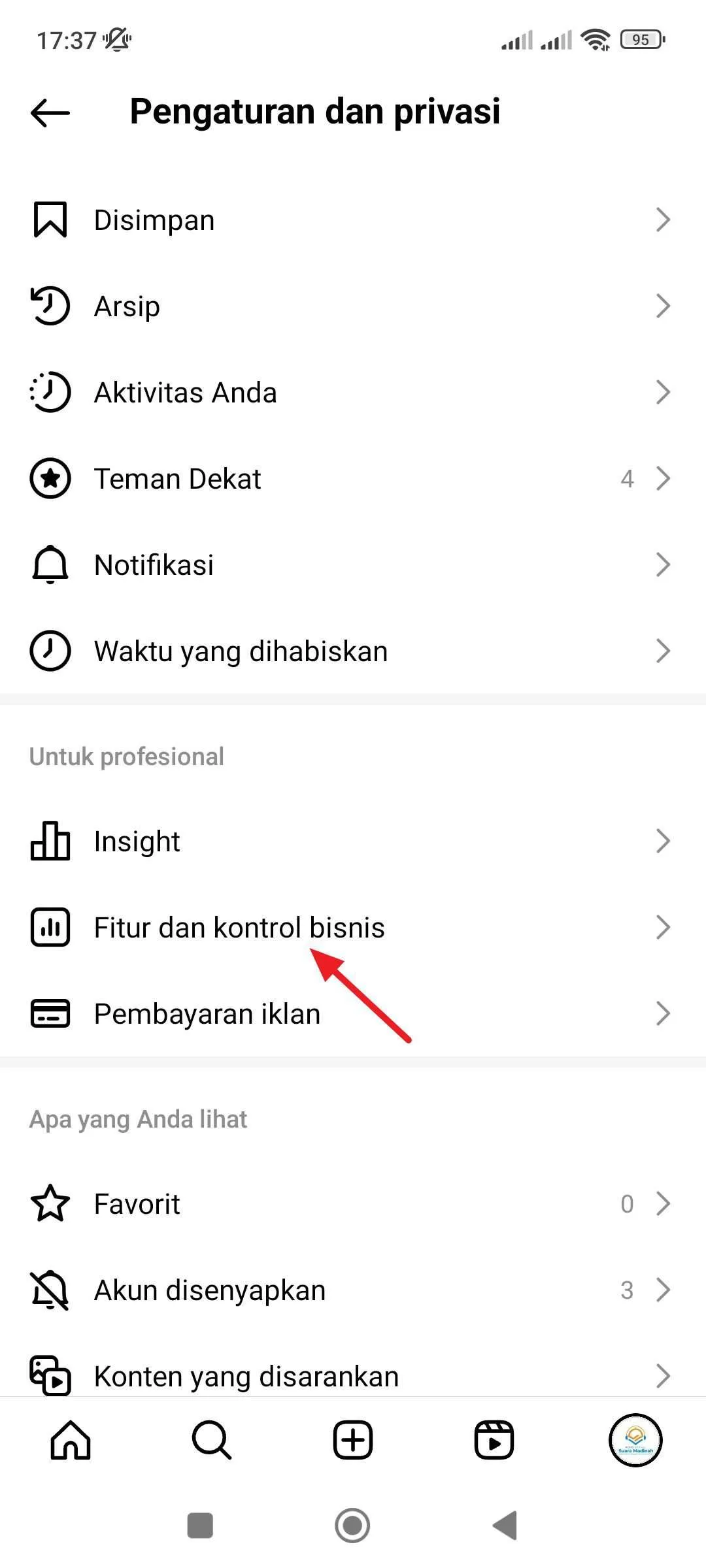 Screenshot 2024 01 19 17 37 19 199 com.instagram.android Cara Ubah Akun Instagram Bisnis Menjadi Akun Kreator 5 Screenshot 2024 01 19 17 37 19 199 com.instagram.android