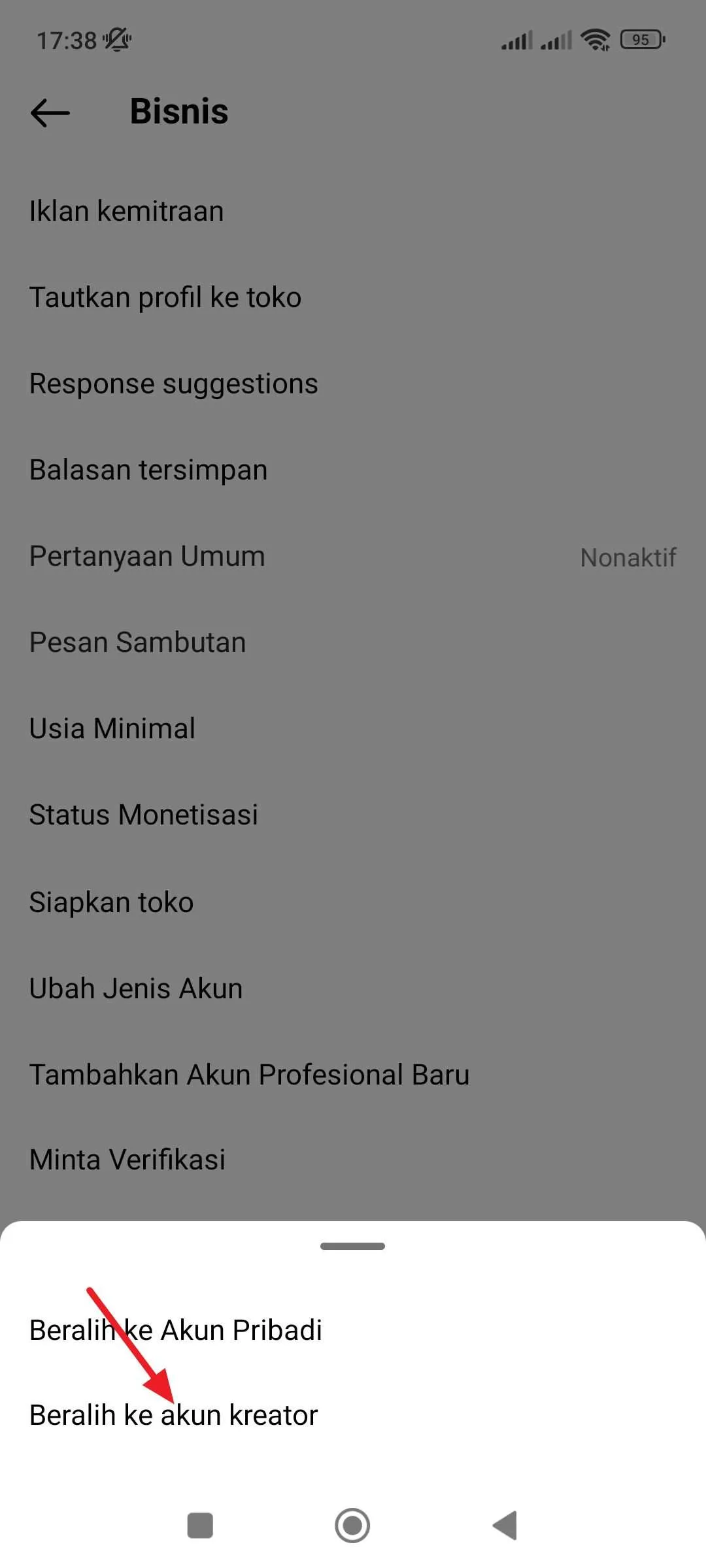 Screenshot 2024 01 19 17 38 44 441 com.instagram.android Cara Ubah Akun Instagram Bisnis Menjadi Akun Kreator 7 Screenshot 2024 01 19 17 38 44 441 com.instagram.android