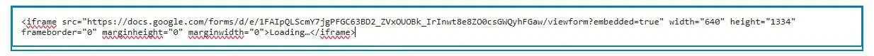 Cara Menampilkan Google Form di Website WordPress 5 Image 005 Cara Menampilkan Google Form di Website WordPress 5 Image 005
