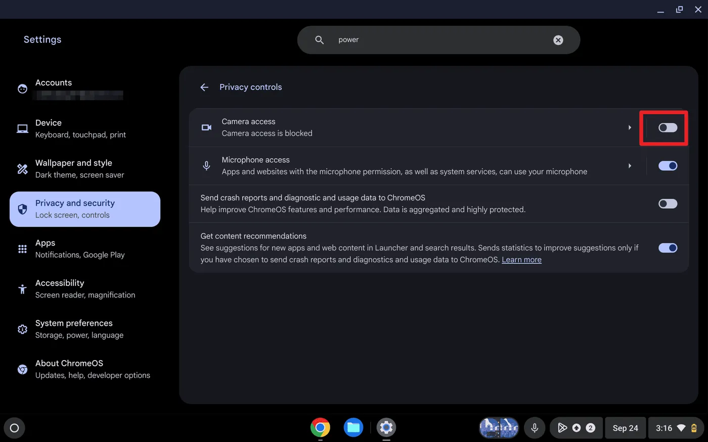 Cara Menonaktifkan Kamera Chromebook untuk Meningkatkan Privasi 4 Menonaktifkan Kamera Melalui Pengaturan Cara Menonaktifkan Kamera Chromebook untuk Meningkatkan Privasi 4 Menonaktifkan Kamera Melalui Pengaturan