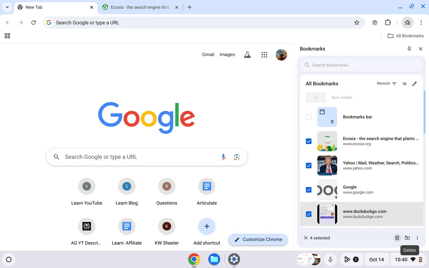 Cara Mudah Menghapus Bookmark di Chromebook 4 Kelola Bookmark Secara Massal Cara Mudah Menghapus Bookmark di Chromebook 4 Kelola Bookmark Secara Massal