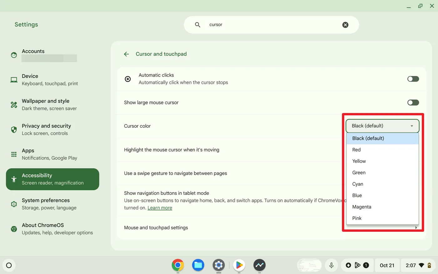 Cara Mengubah Warna Kursor Mouse di Chromebook 3 Screenshot 2024 10 21 2.07.45 PM Cara Mengubah Warna Kursor Mouse di Chromebook 3 Screenshot 2024 10 21 2.07.45 PM