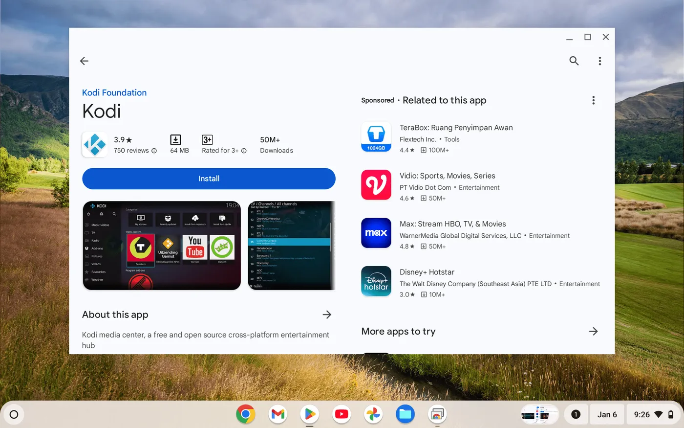 Screenshot 2025 01 06 9.26.49 PM Cara Mudah Memasang Aplikasi Resmi Kodi di Chromebook 2 Screenshot 2025 01 06 9.26.49 PM